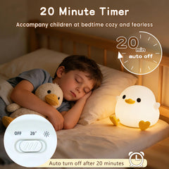 FAMIDUO dodo duck night light with touch brightness control.