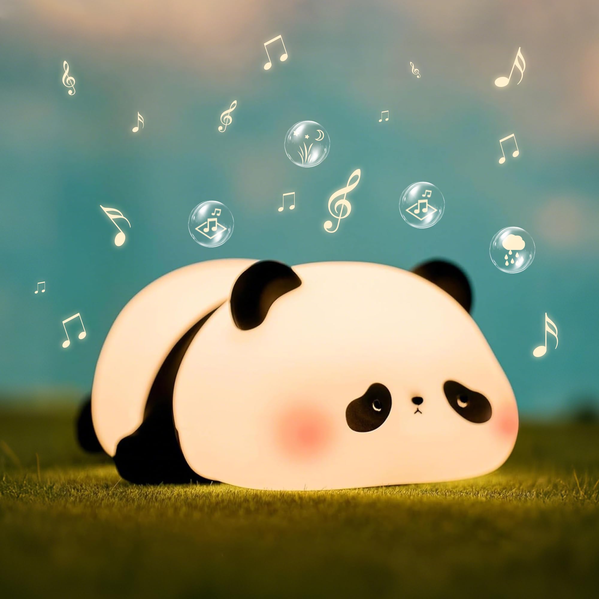 FAMIDUO Panda Night Light gift packaging showcasing a cute panda gift idea