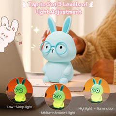 FAMIDUO soft silicone night light showcases squishy comfort and safe play for kids