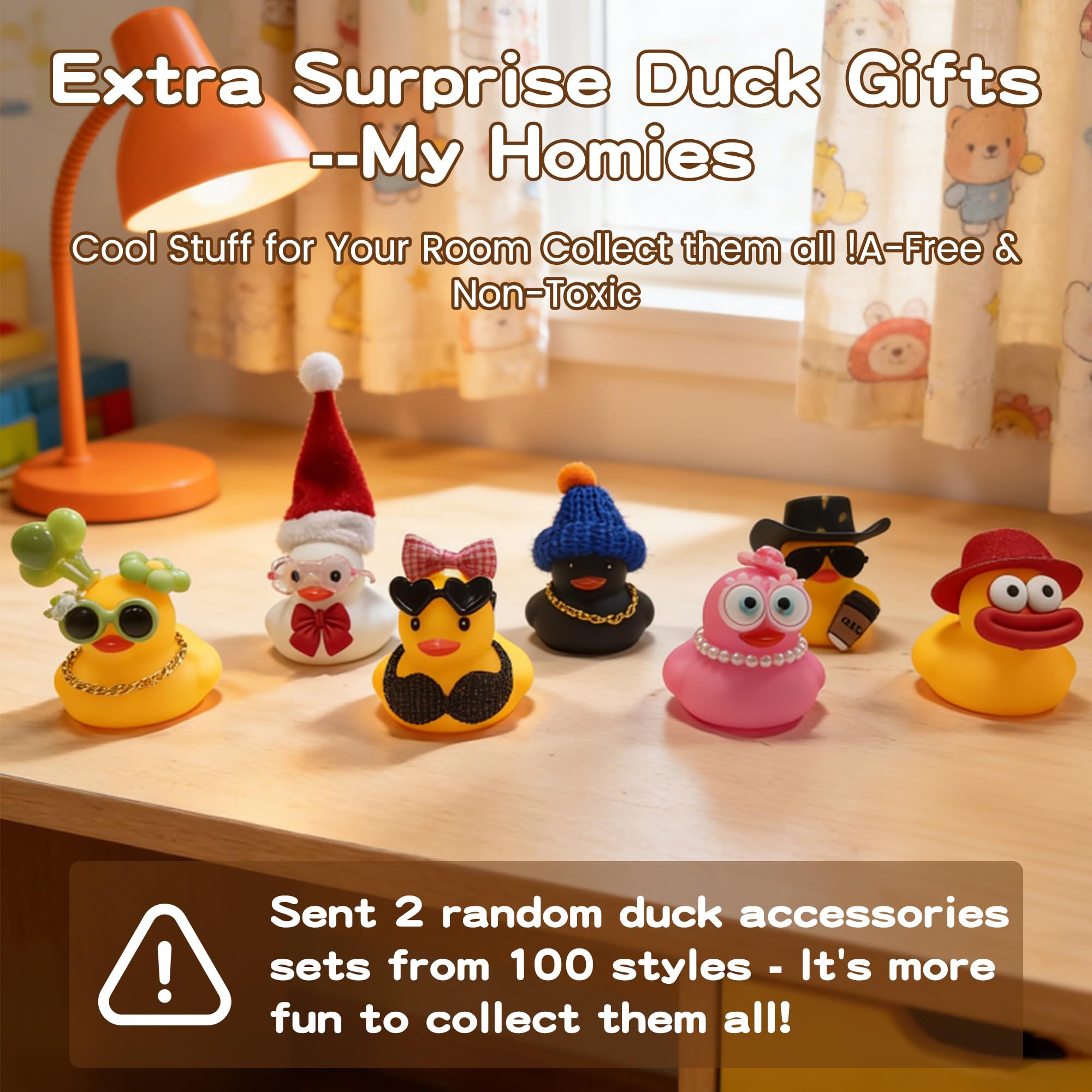 FAMIDUO duck-lamp-with-two-mini-rubber-ducks adds quirky gifts for Easter or birthdays.