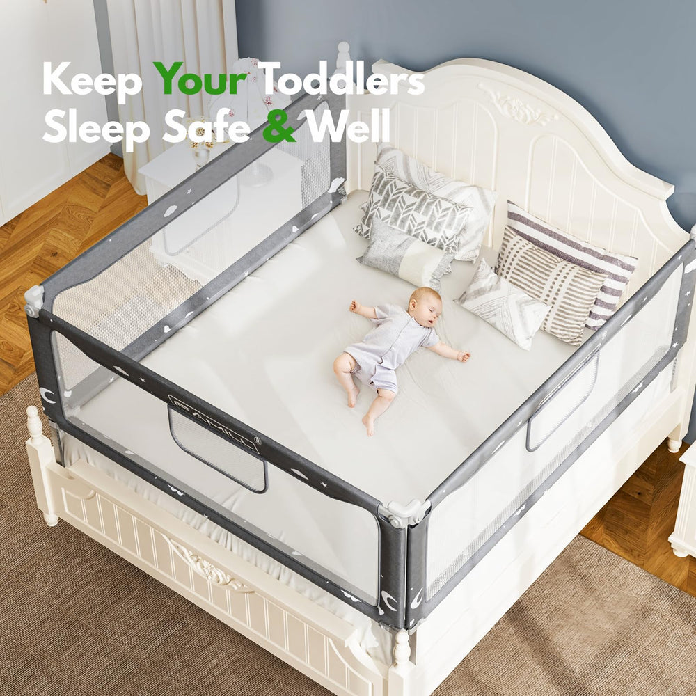 FAMILL bed rail ASTM safety-certified for reliable protection.