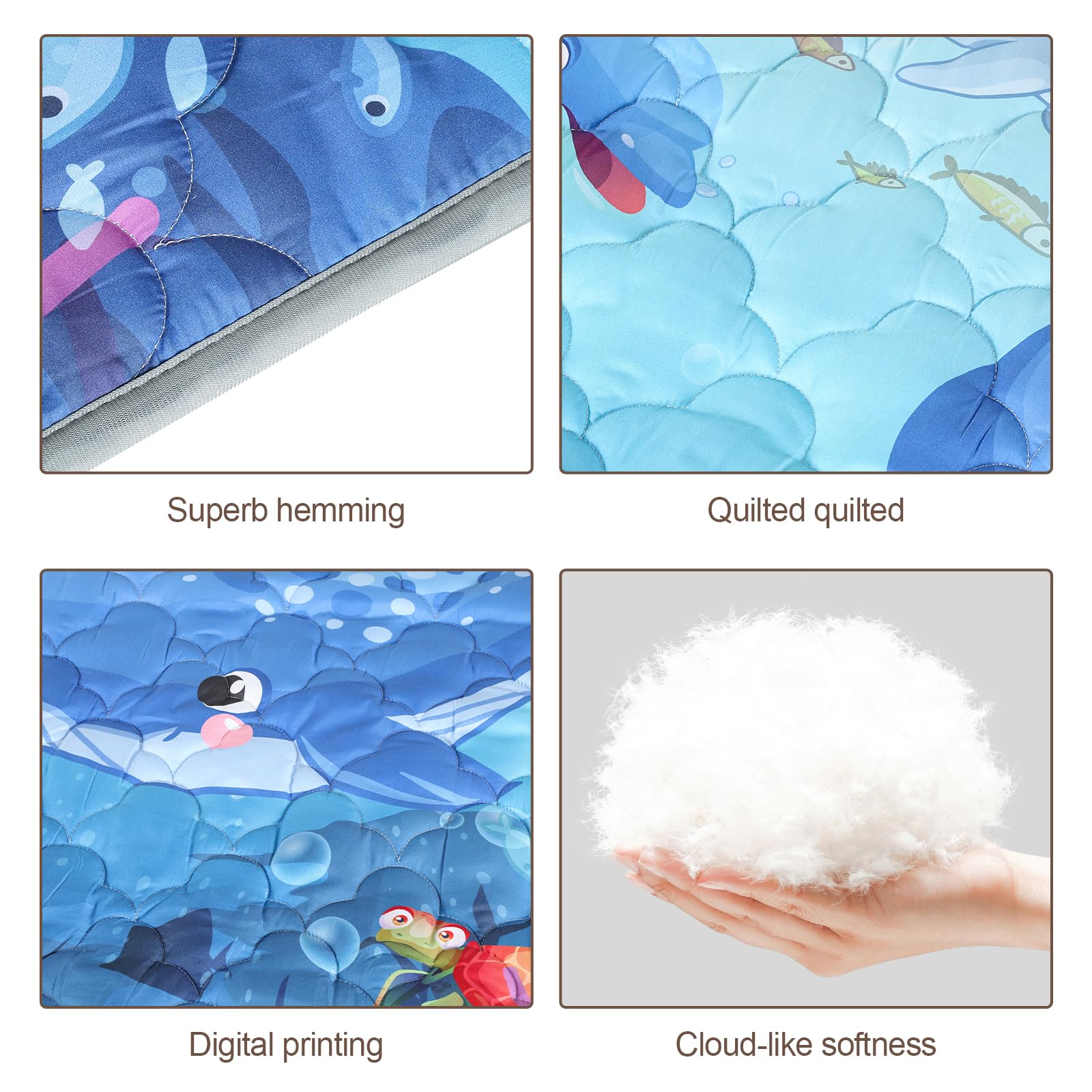 FAMOPLAY 50x50 size offers ample space for supervised play.