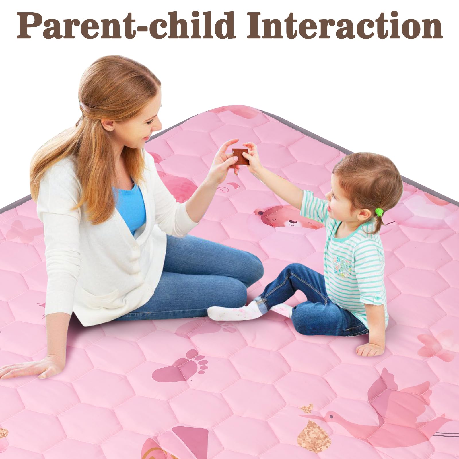 FAMOPLAY indoor-outdoor use image suggests versatile space for playtime.