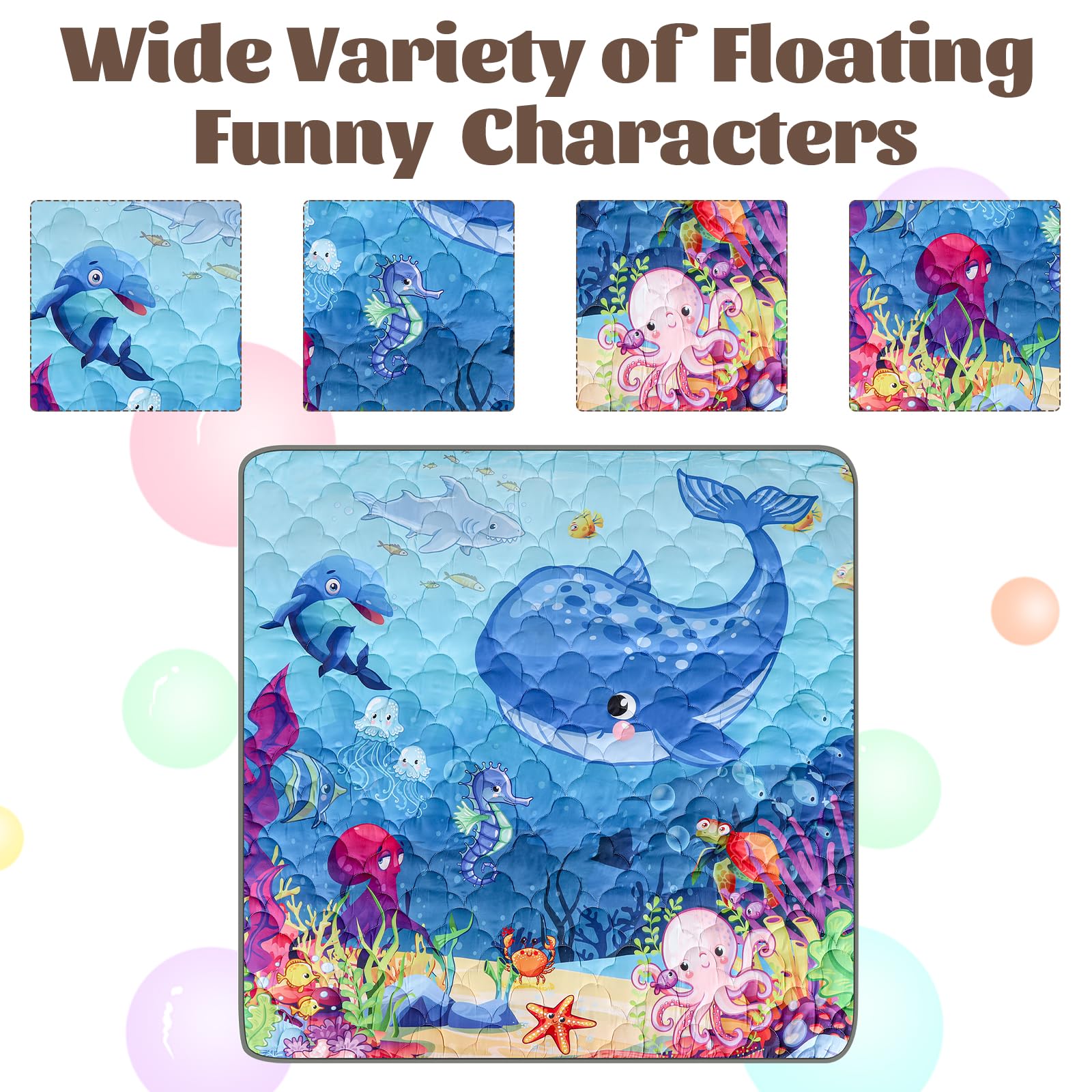 FAMOPLAY Multipurpose space-friendly baby mat for rooms or outdoors.
