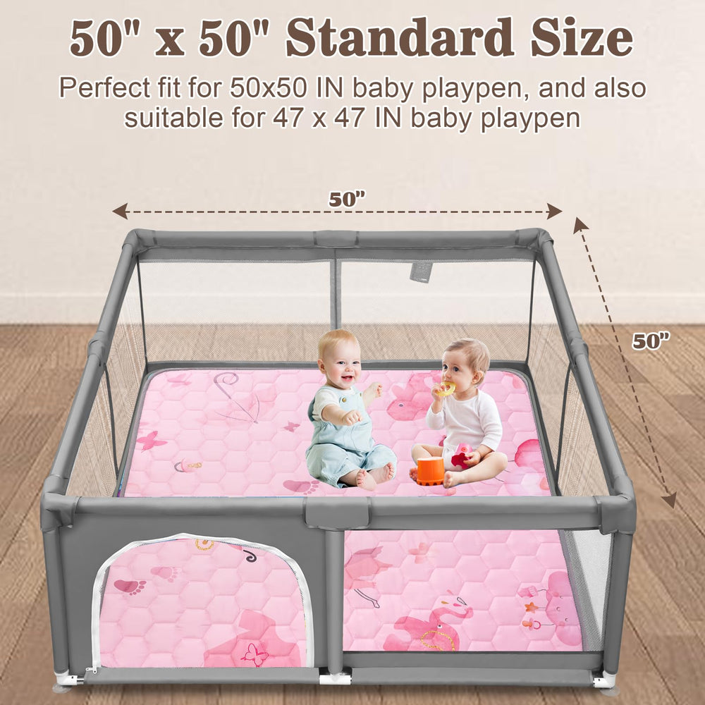 FAMOPLAY non-slip bottom demonstrates reliable traction for confident crawling sessions.