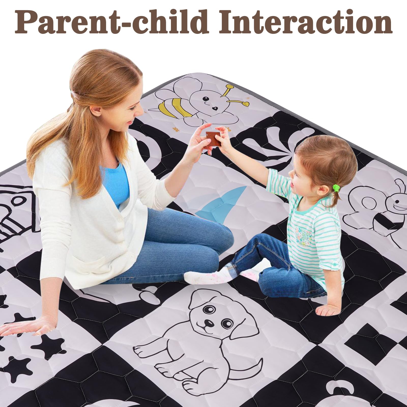 FAMOPLAY boho rainbow theme offers bright visuals for early learning.