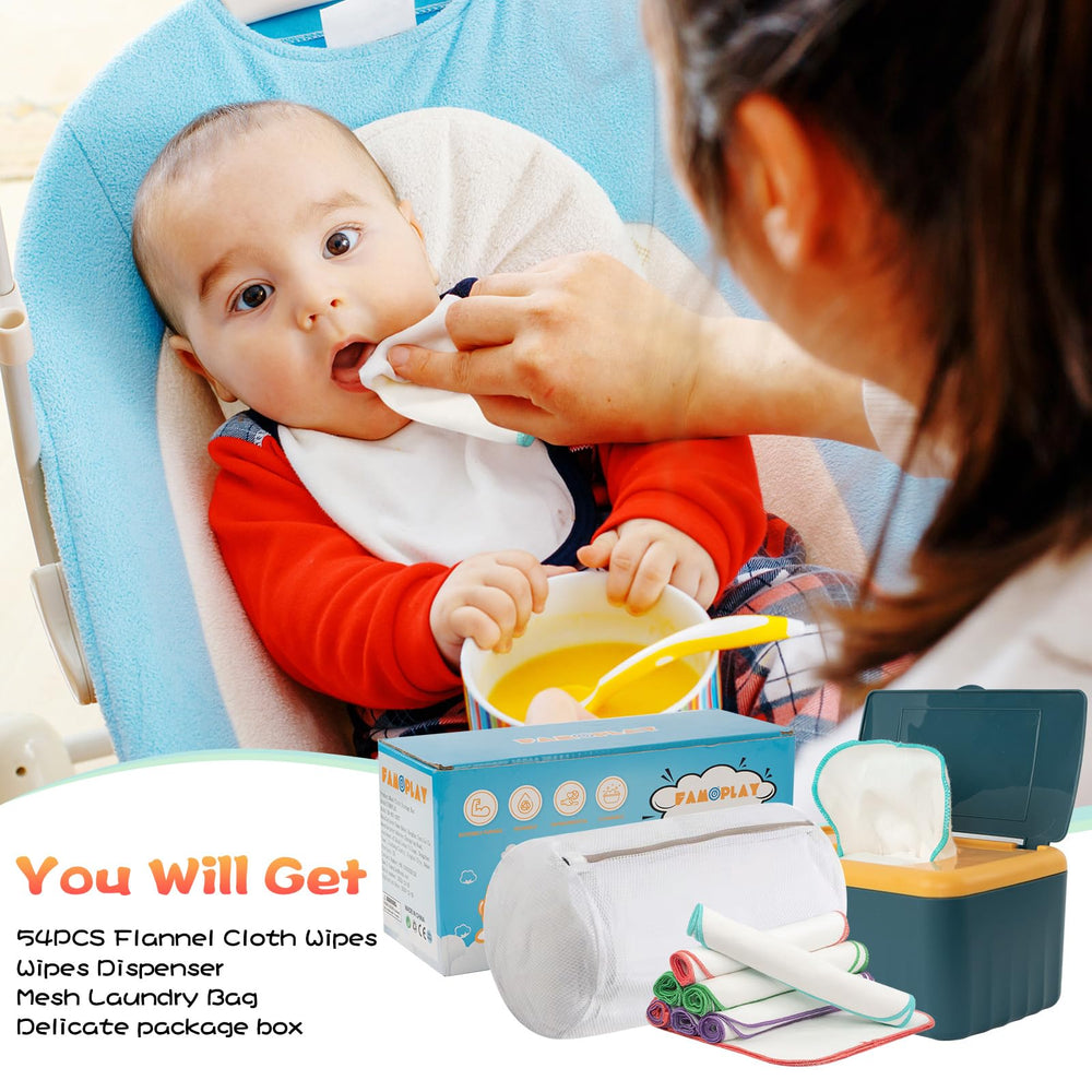 FAMOPLAY newborn essentials wipes make daily care easy and safe