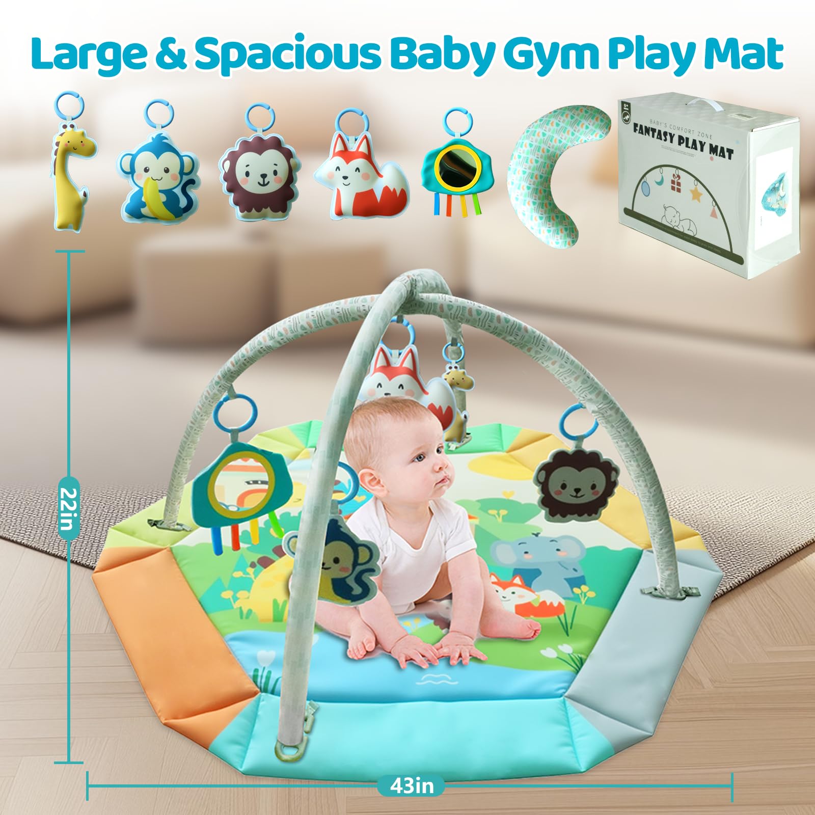 Safety fence option creates a contained ball pit-like play area.