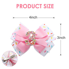 Fancheer pink nylon attachment bow secured for reliable everyday wear