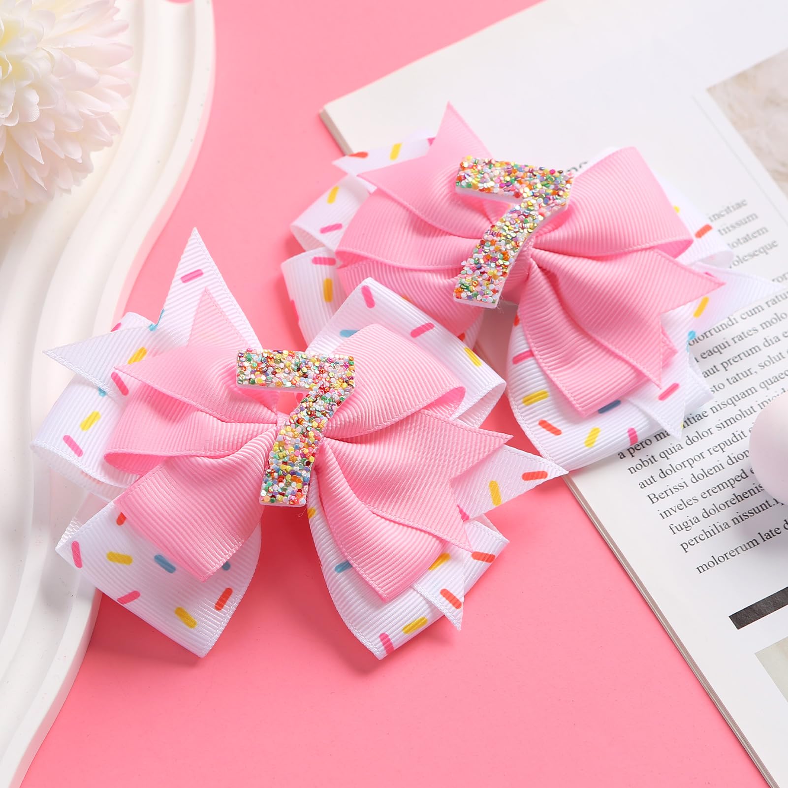 Fancheer bow measures about 4x3.5 inches for comfortable wear.