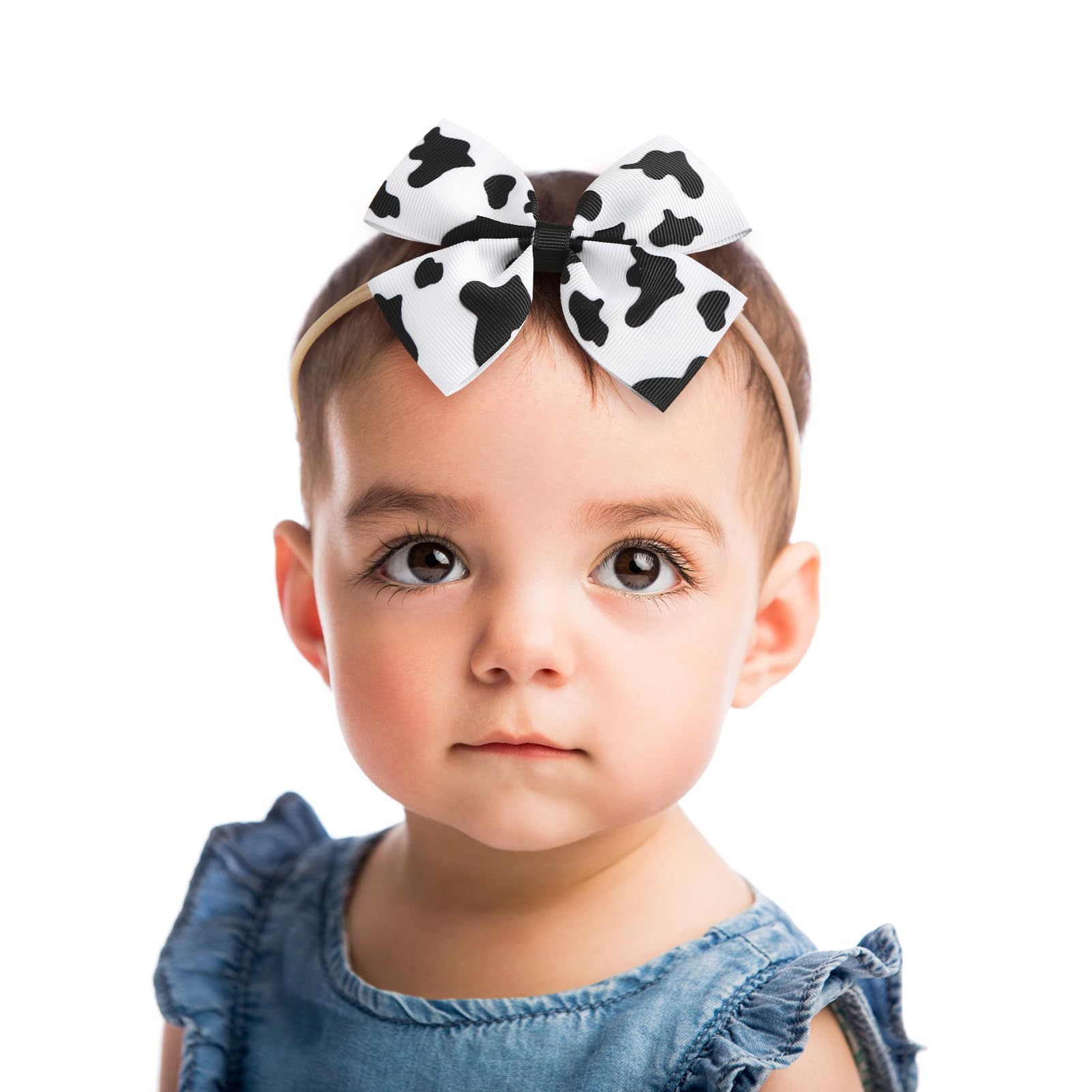 Fancheer cowprint cowgirl bow with photoshoot-ready styling options