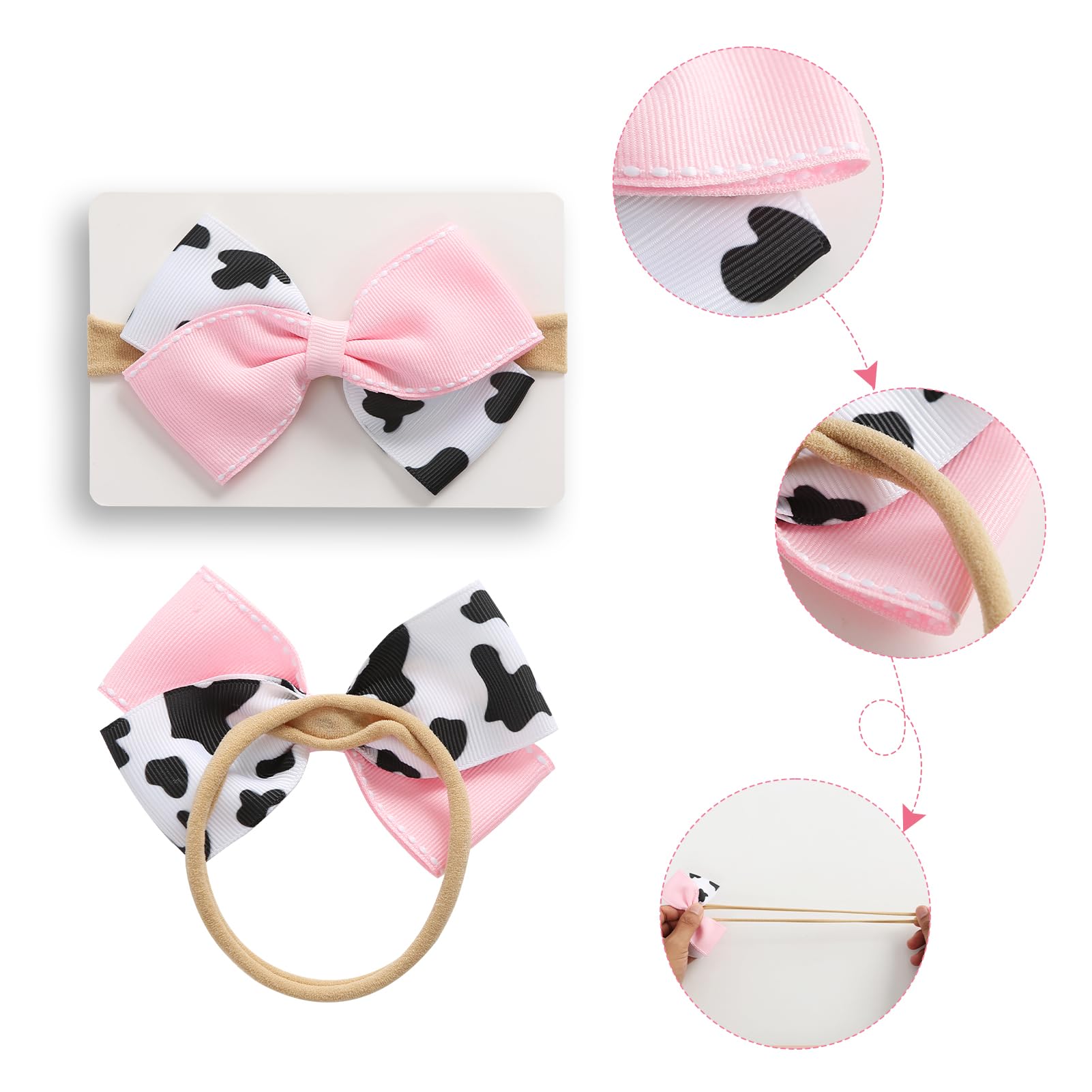 Fancheer soft elastic band headband ensures comfortable all-day wear.