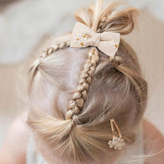 Fancy Clouds 2-inch bow size for versatile toddler-to-teen styling