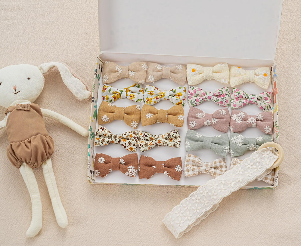 Fancy Clouds age-appropriate hair accessories for infants to school-age girls.