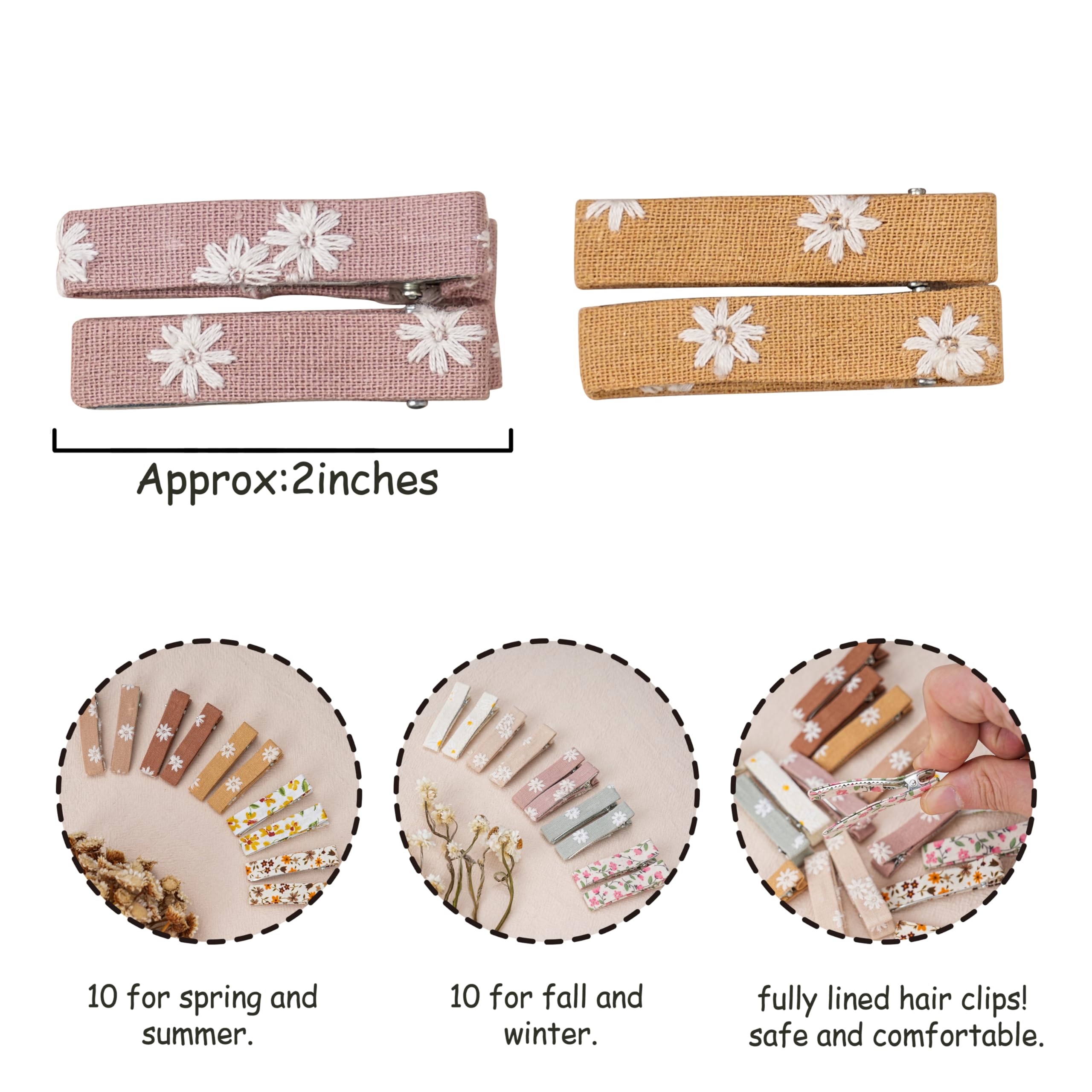 Fancy Clouds assorted colors clip set ideal for gifting and styling outfits