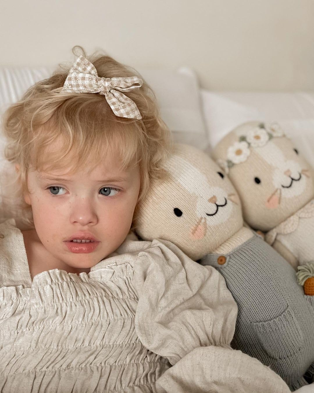 Fancy Clouds 14-piece set offers versatile styling options for infants and toddlers.