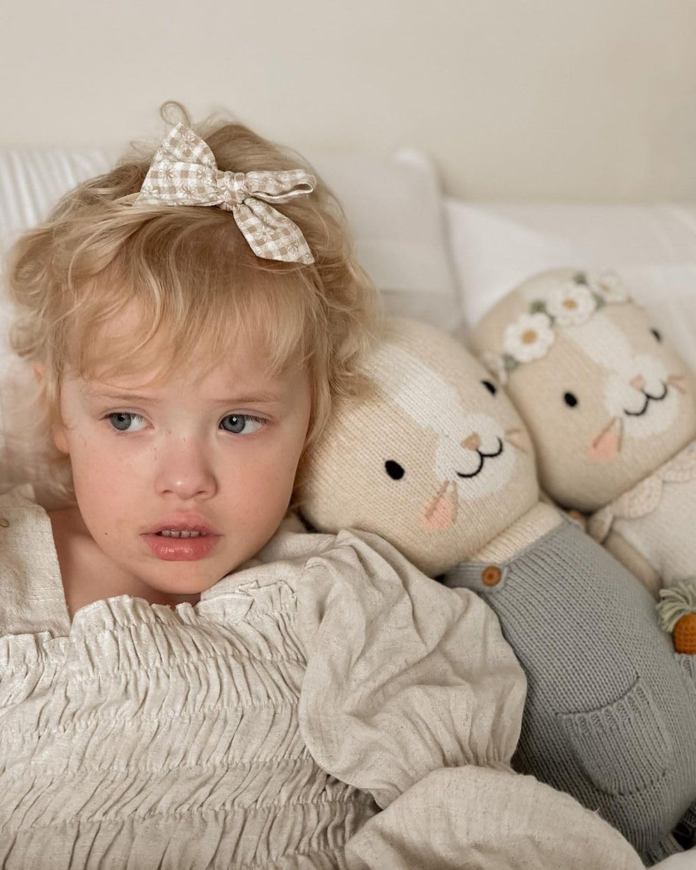 Fancy Clouds 14-piece set offers versatile styling options for infants and toddlers.