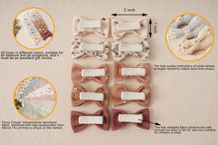 Fancy Clouds closeup cotton-wrapped clip shows gentle, hair-friendly design.