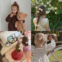Fancy Clouds 2.1-inch bows fit infants to adults for styling.