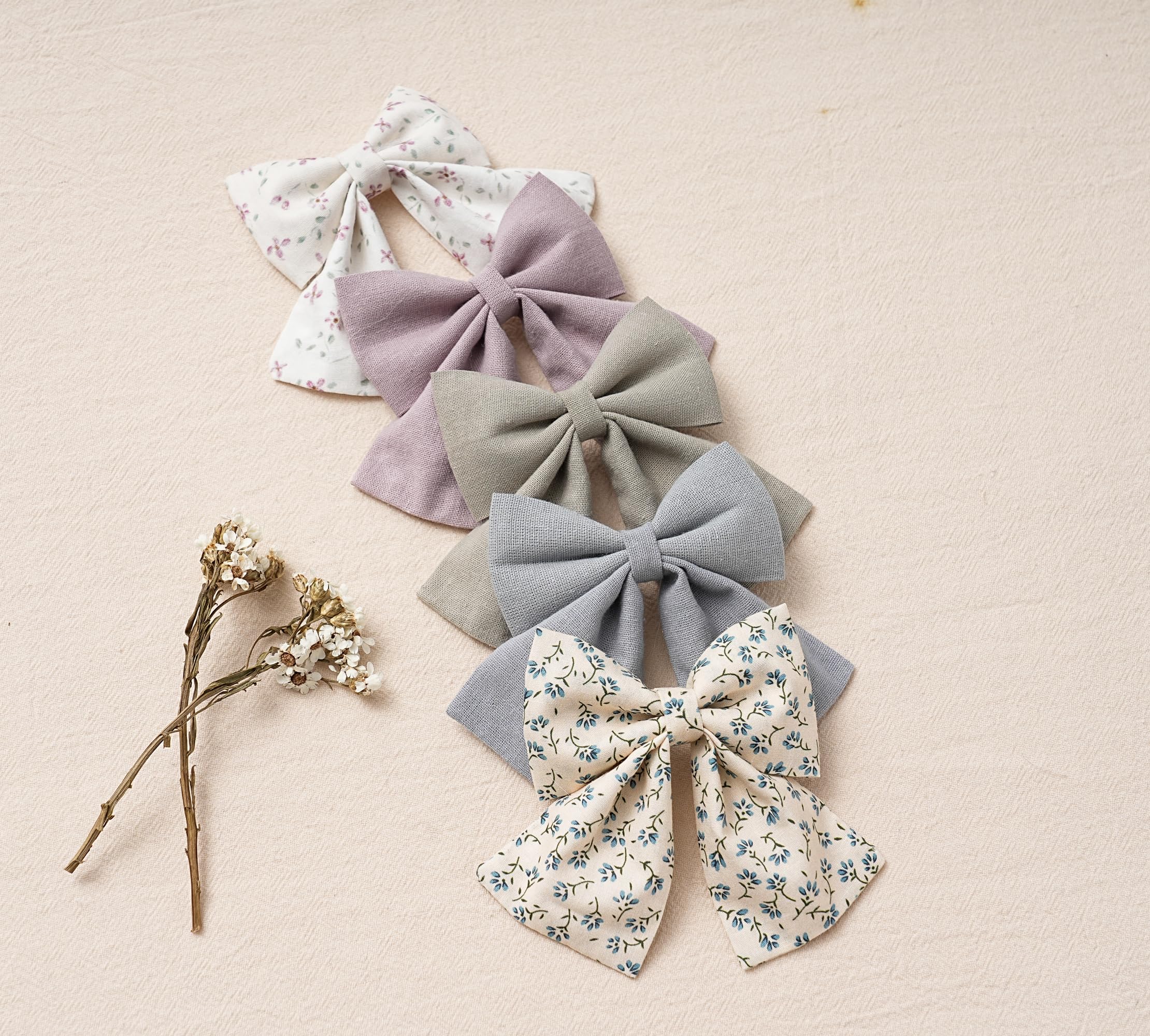 Fancy Clouds colorways bows display multiple vibrant options