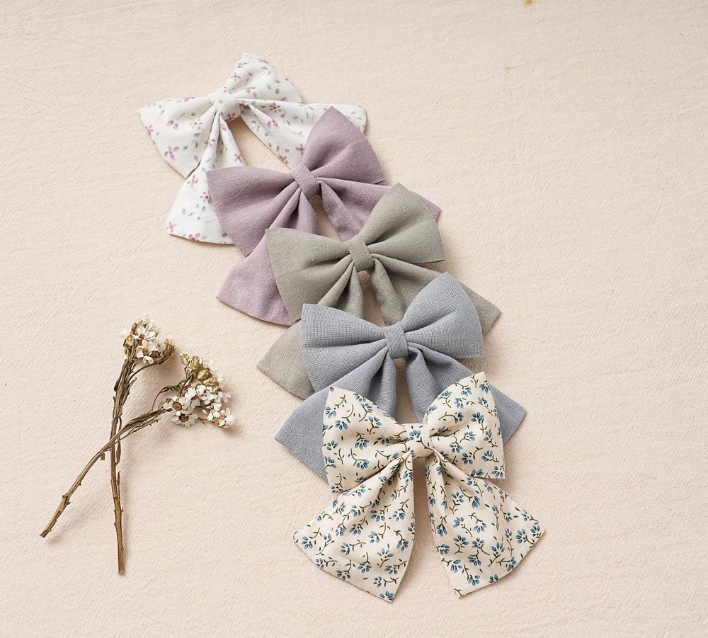 Fancy Clouds colorways bows display multiple vibrant options