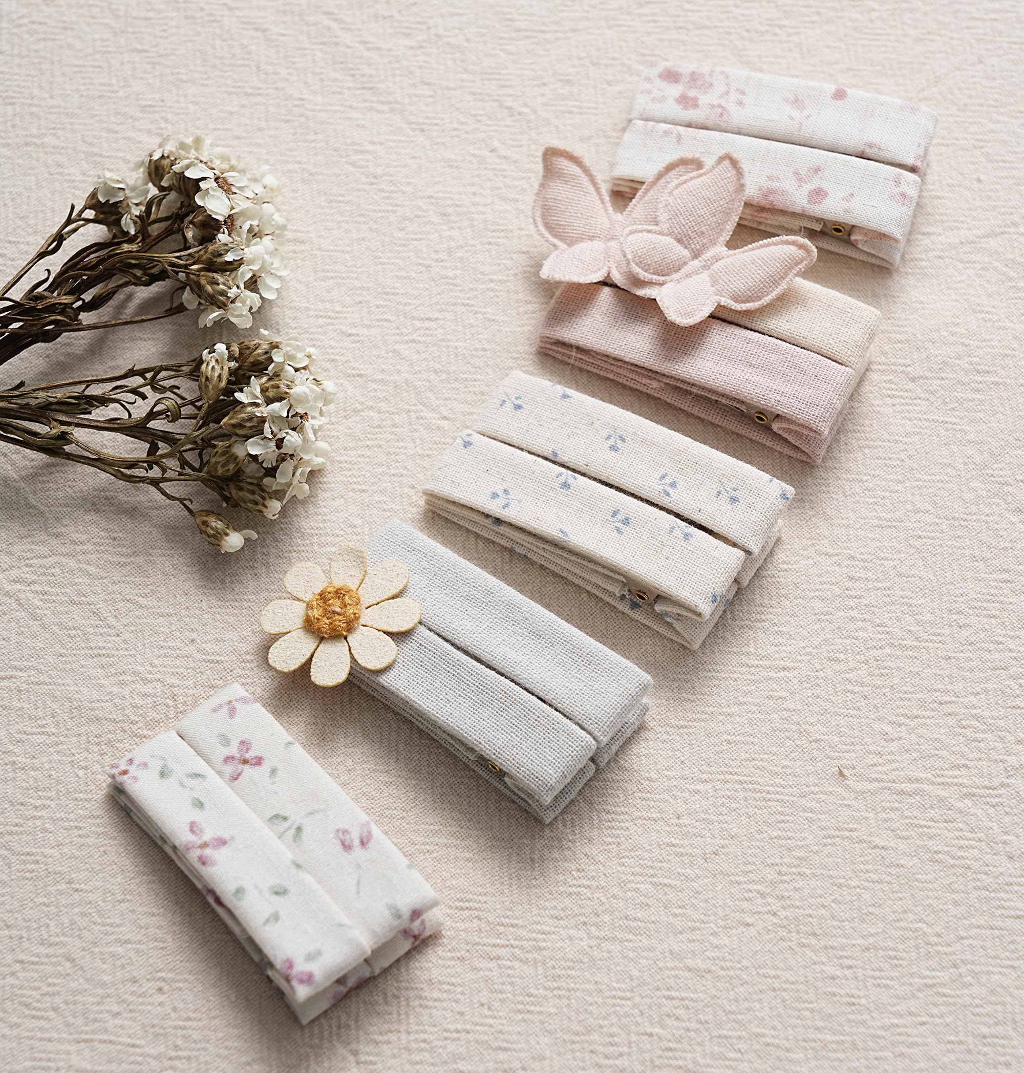 Fancy Clouds set of 20 clips in assorted colors ideal for coordinating outfits.