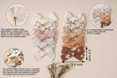 Fancy Clouds Hair Bows Clips in multiple colors for versatile daily outfits