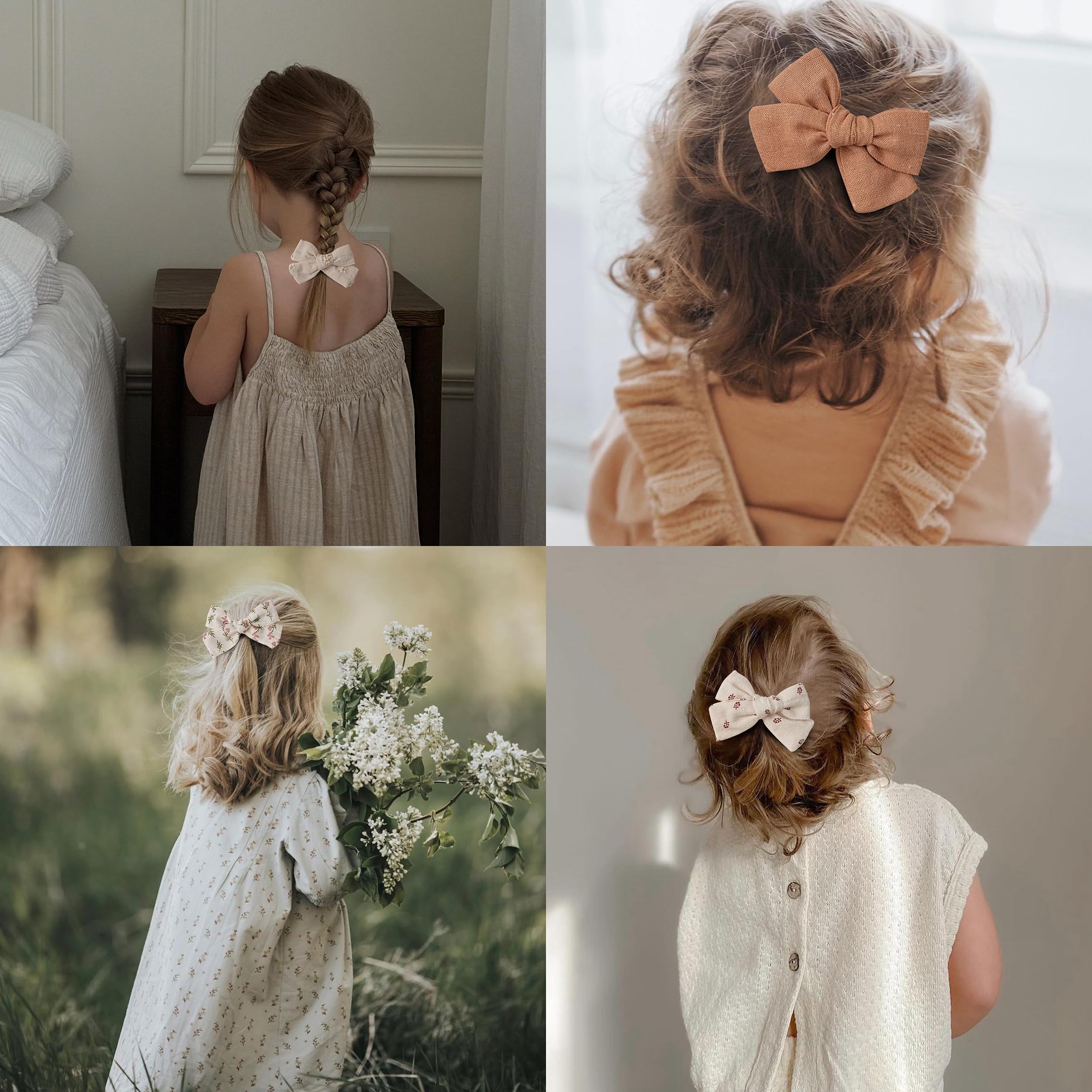 Fancy Clouds 3.4-inch bows fit most ages and hair types for easy styling