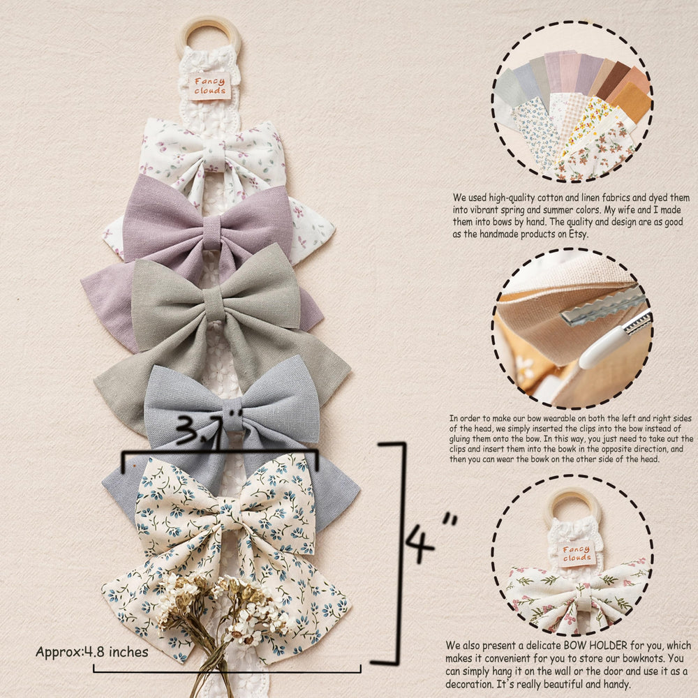 Fancy Clouds clip-safety-cover detail prevents scratches while staying securely in hair