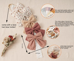 Fancy Clouds hair clips silicone safety cover visible on ends for kid-friendly grip.