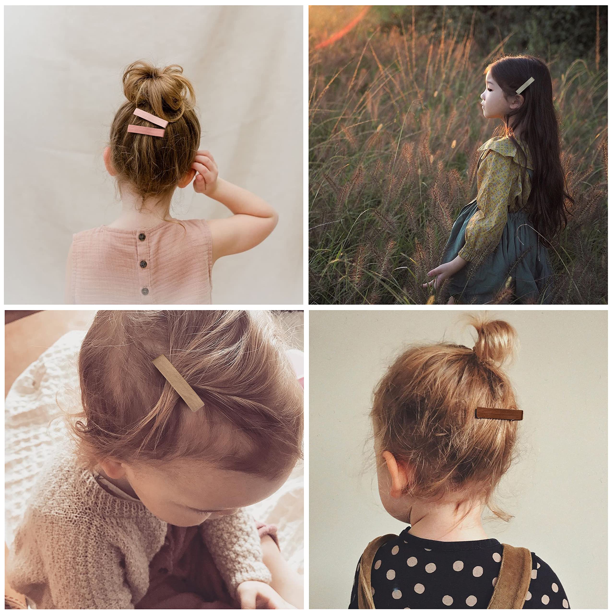 Fancy Clouds 2-inch alligator clips keep hairstyles secure for school and daily activities.