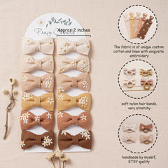 Fancy Clouds soft nylon hair bands highlight secure daily wear and comfort