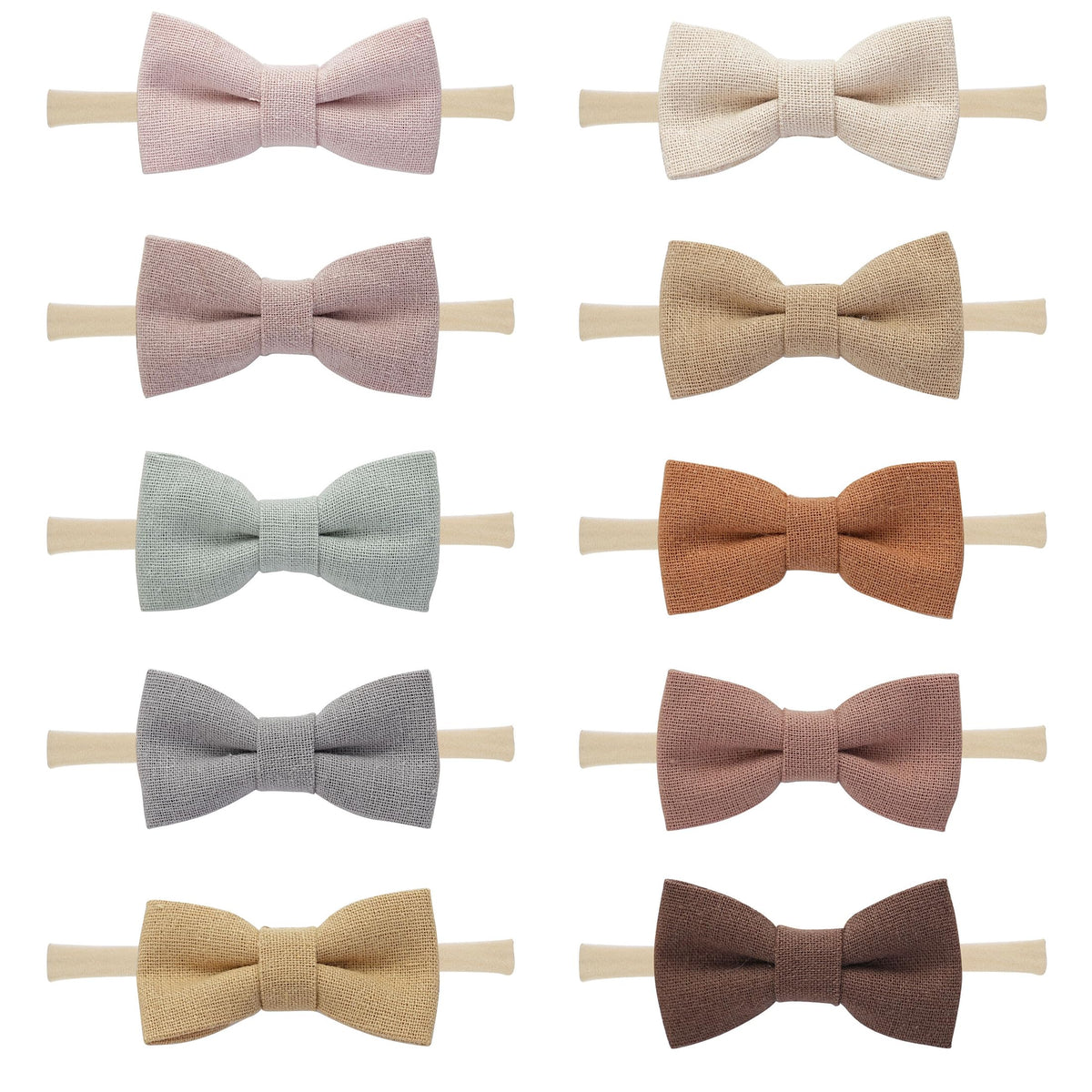 Fancy Clouds stretchy nylon headband close-up demonstrating gentle grip and no marks