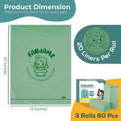 Fanjamz potty liners with OxoTot compatibility for easy seating