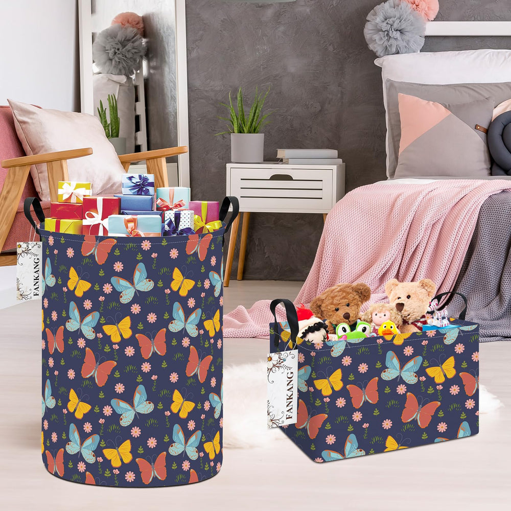 FANKANG canvas laundry basket close-up highlighting waterproof coating