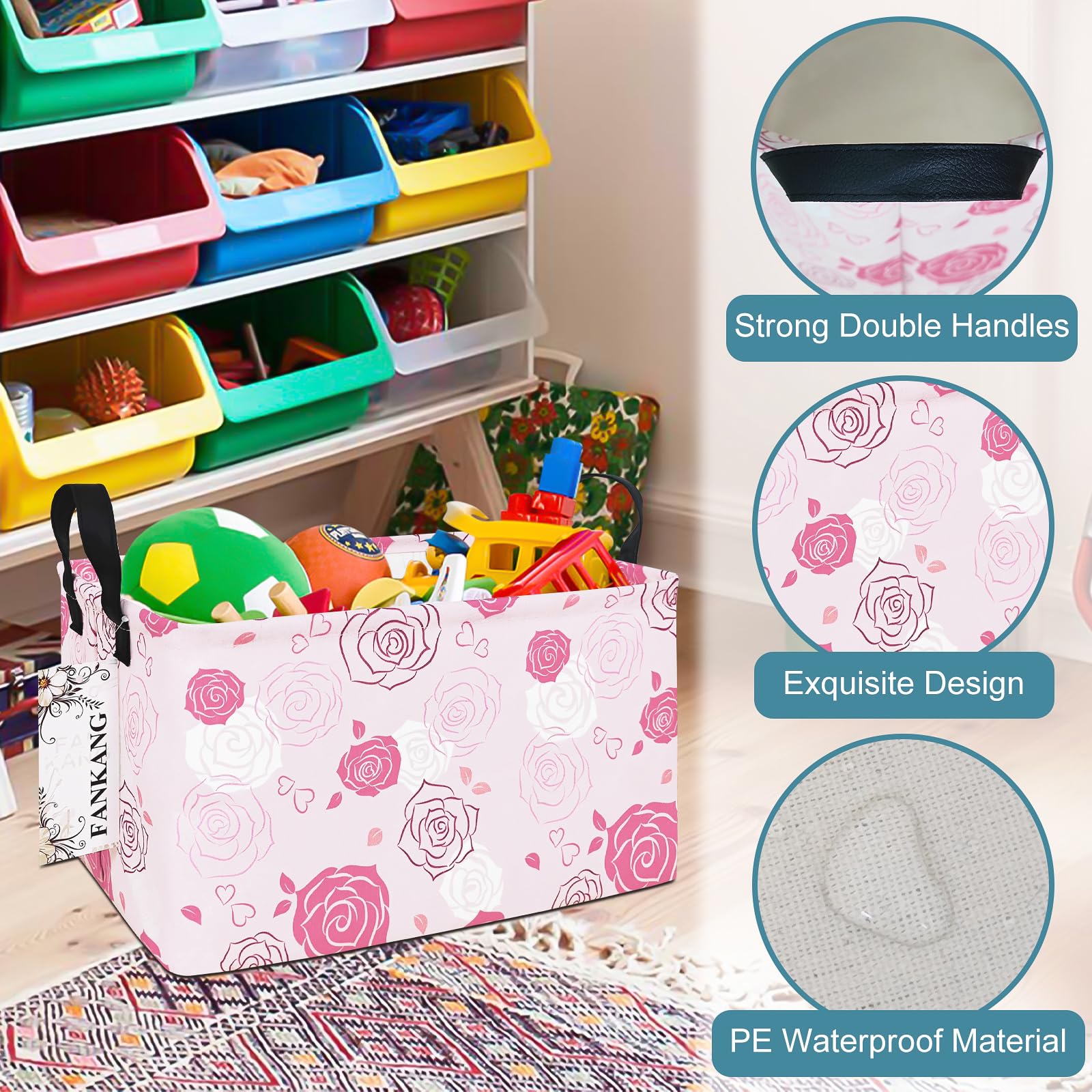 FANKANG foldable storage saves space when not in use.