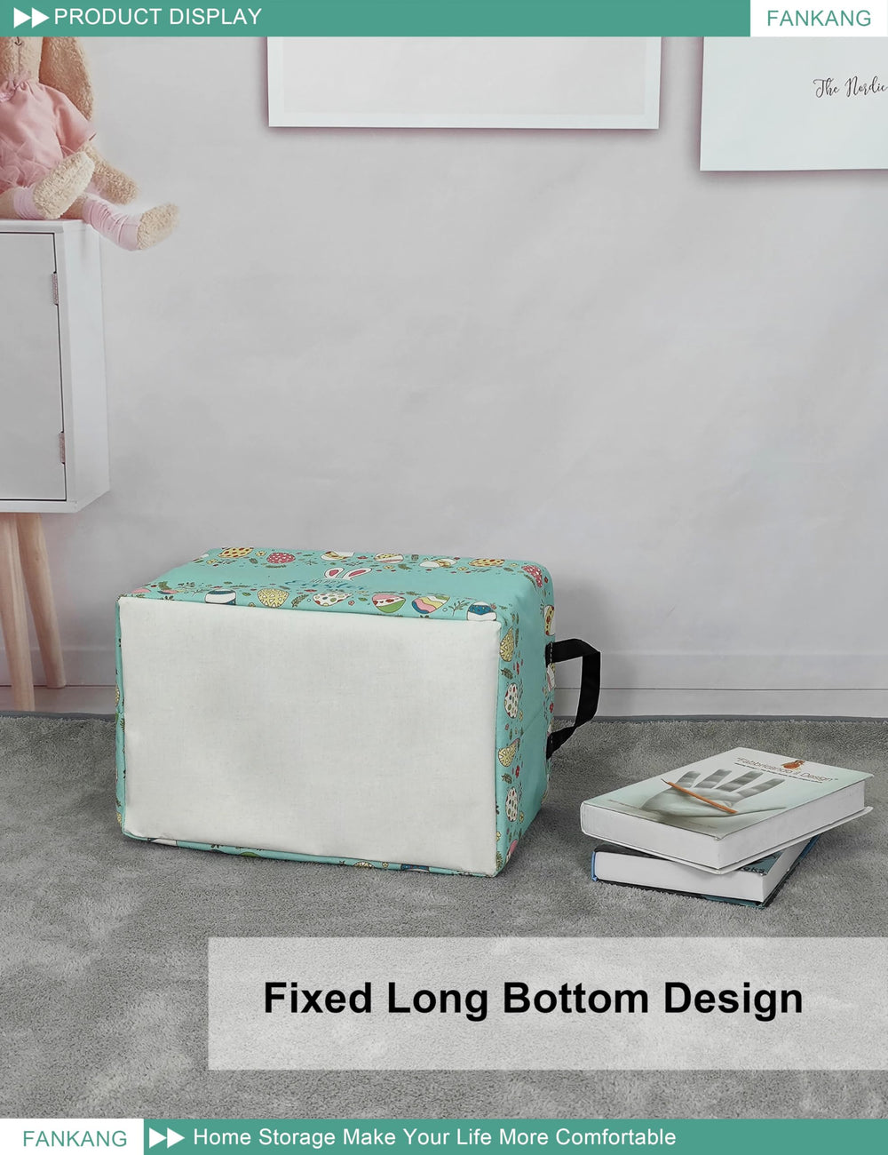 FANKANG multi-functional basket – versatile for toys, clothes, books, and magazines.