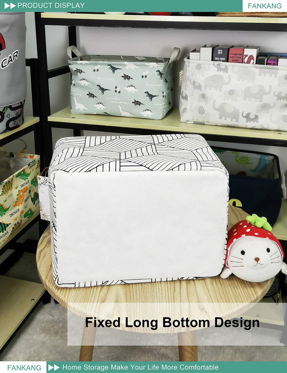 FANKANG storage basket-children-toys stores kids' toys neatly.
