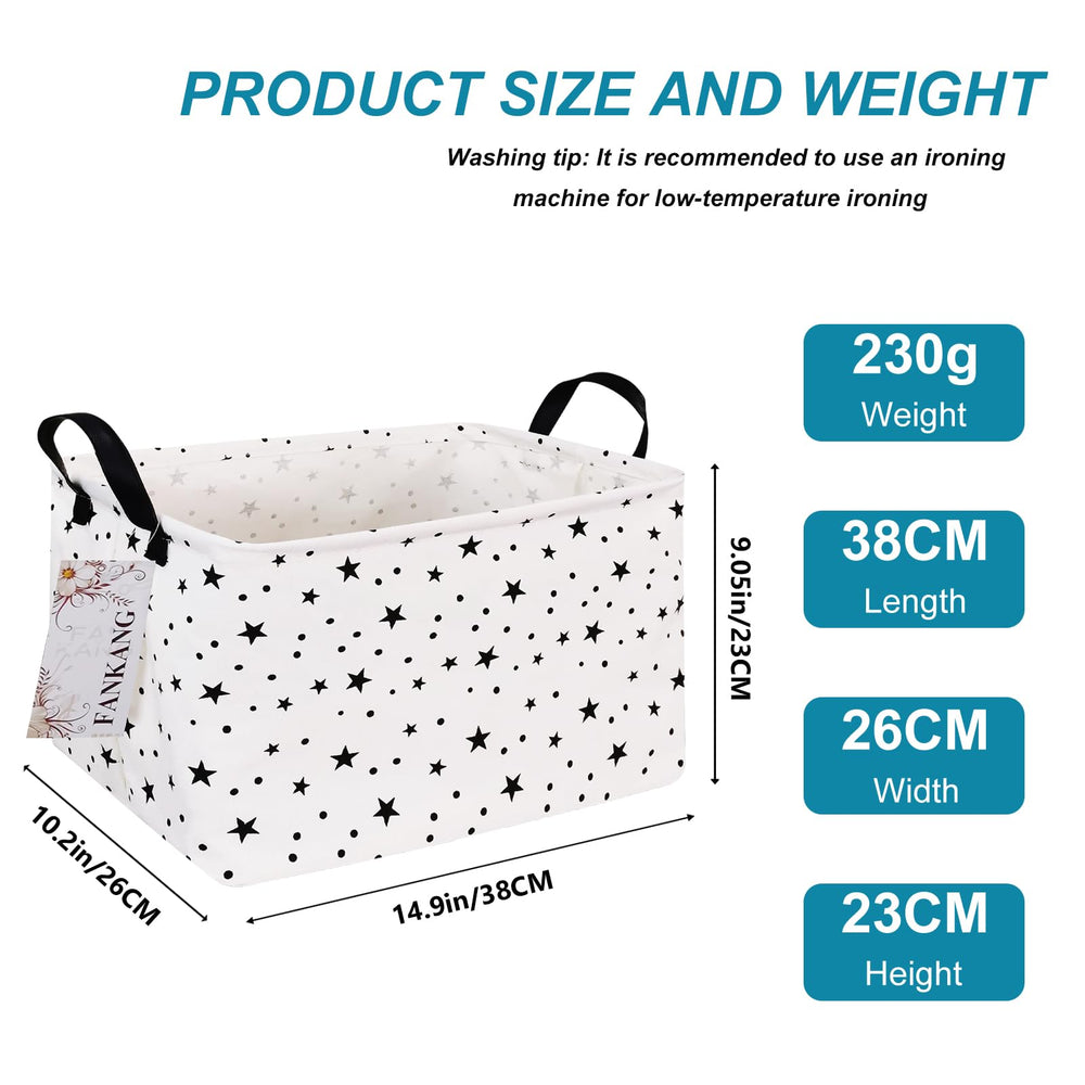 FANKANG storage basket folded for compact storage when not in use.