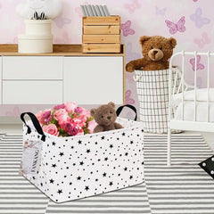 FANKANG storage basket with handles for easy toting between rooms.