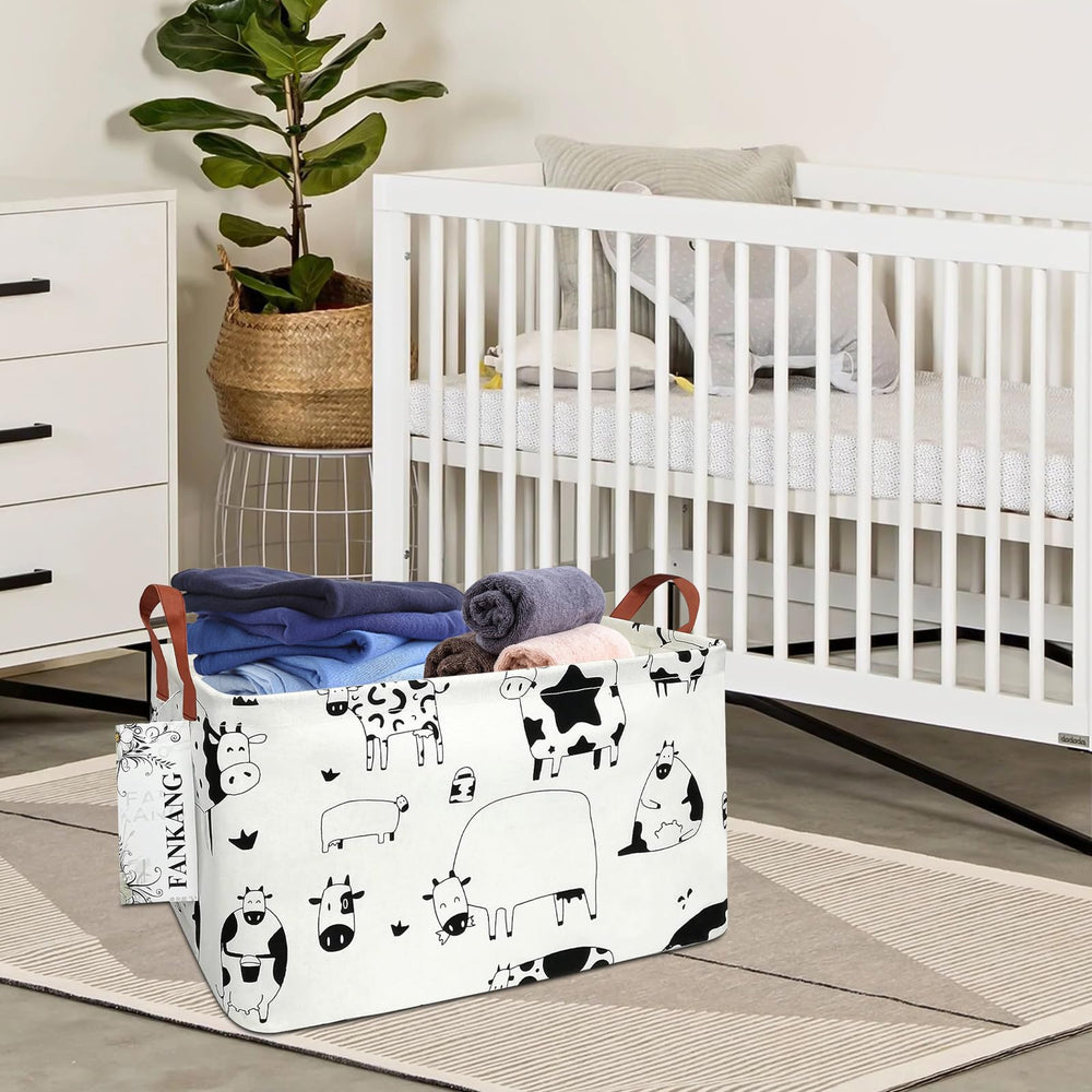 FANKANG large capacity basket holds clothes and toys efficiently.