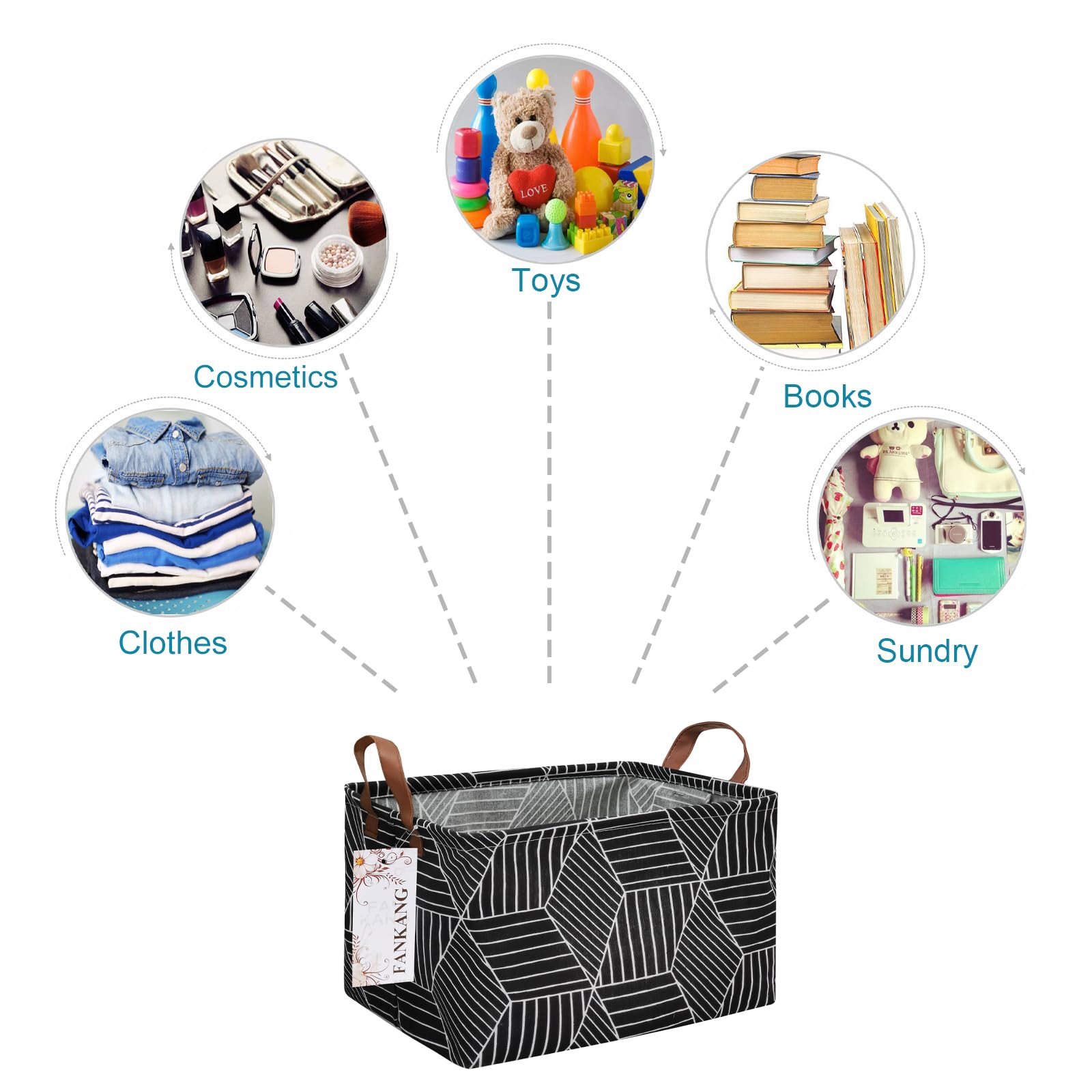 FANKANG large capacity storage basket ready for laundry and organizing