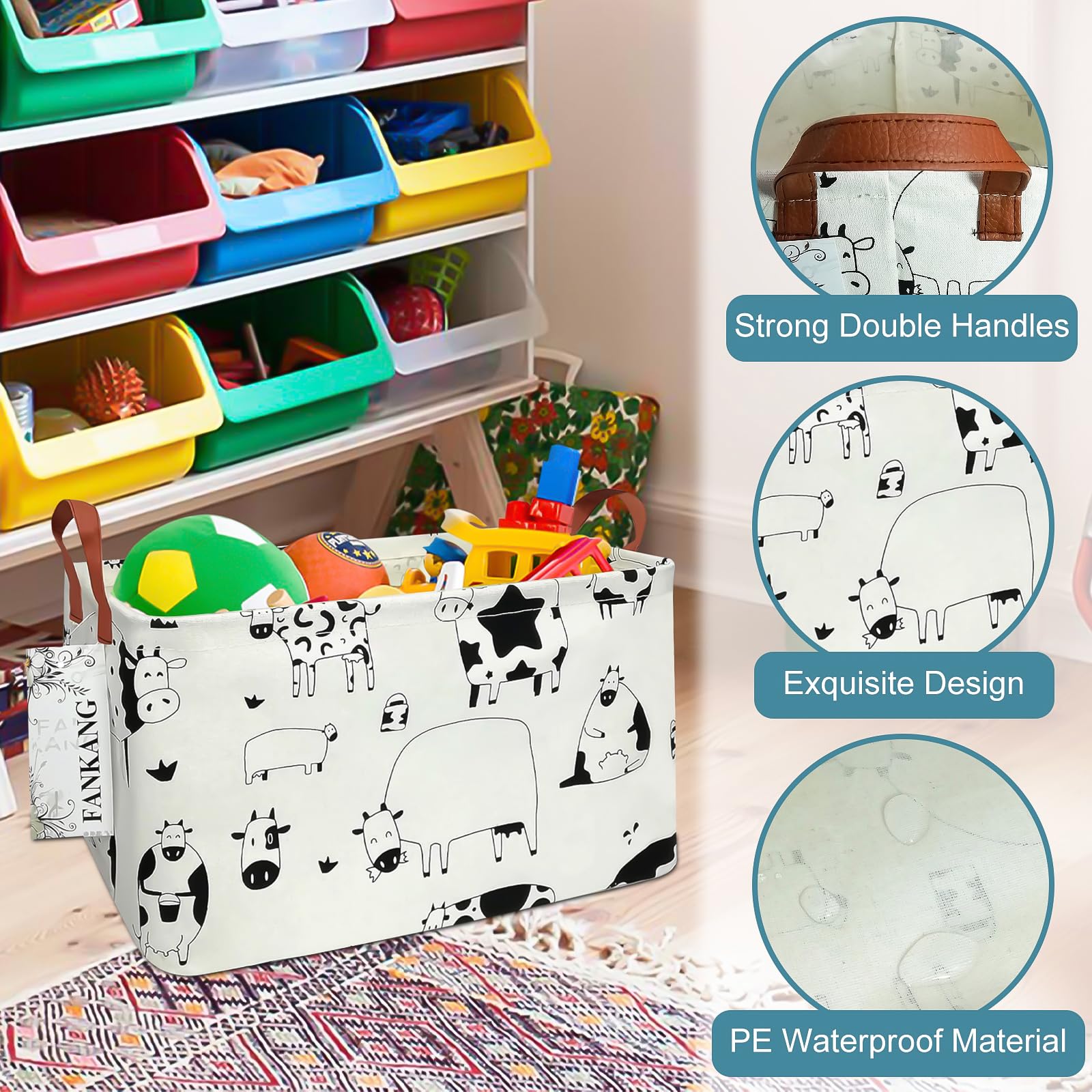 FANKANG multi-function basket for nursery, bedroom, and office use.
