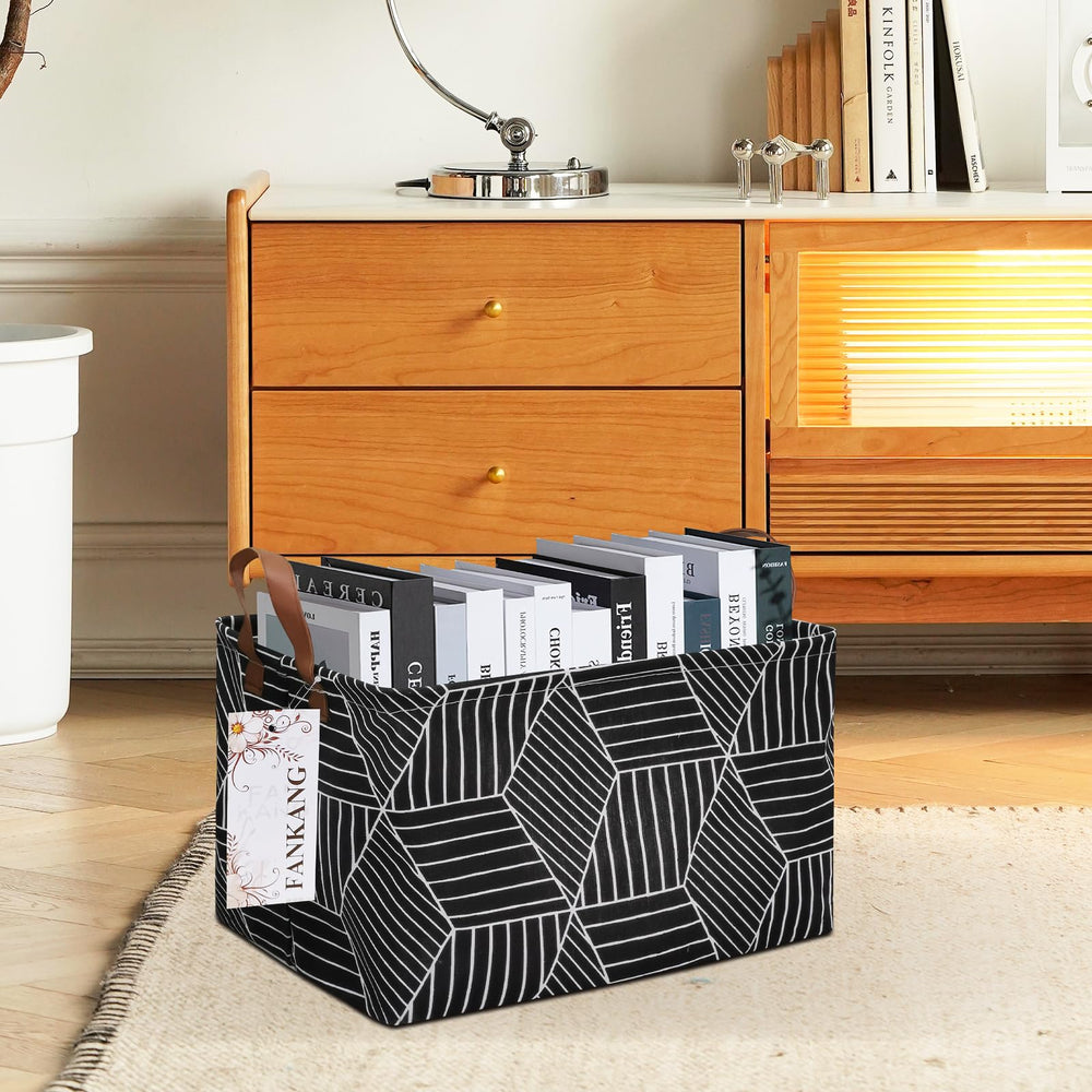 FANKANG storage basket side handles for easy toting across rooms
