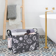 FANKANG storage basket size 14.9 by 10.2 by 9 inches for versatile storage.
