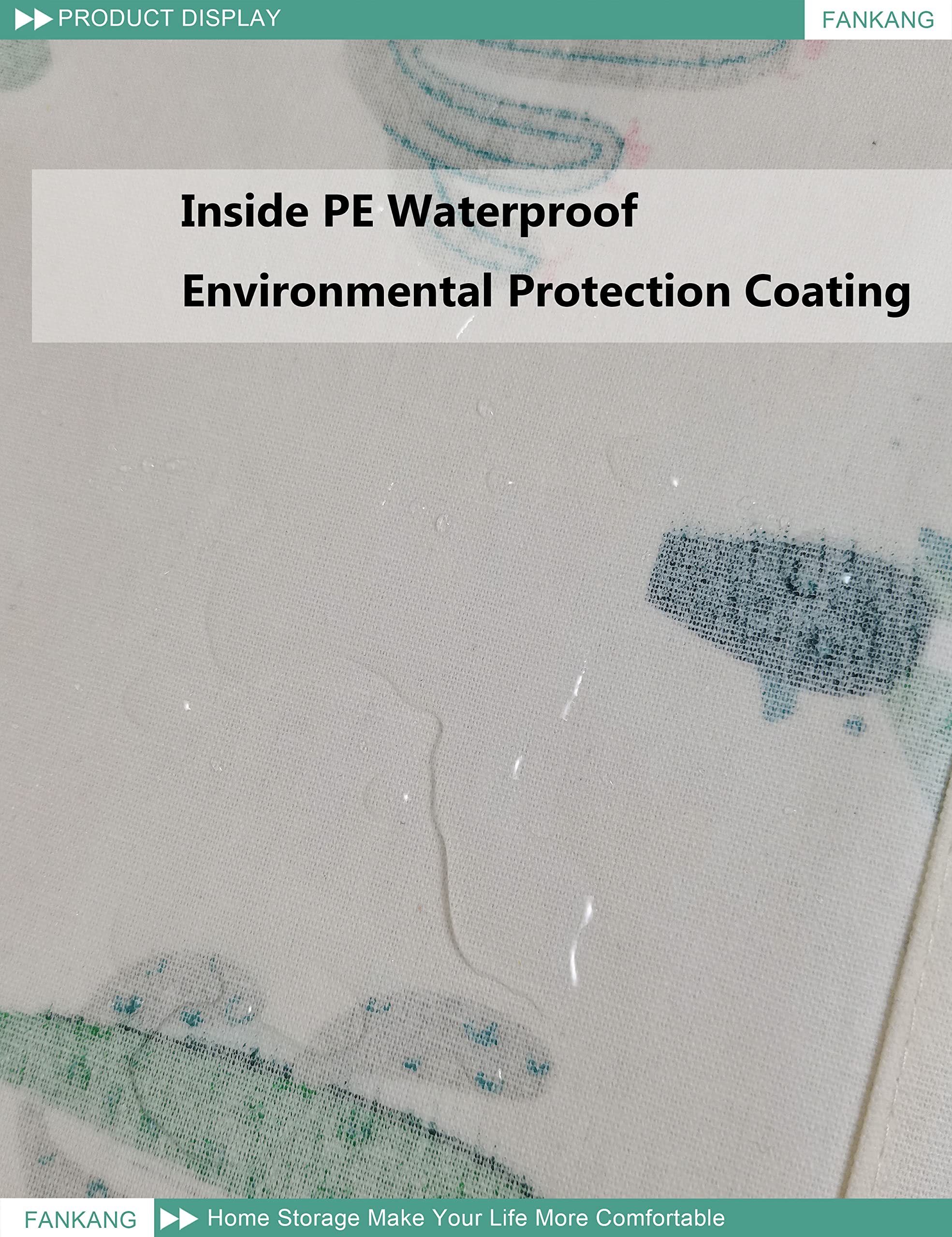 FANKANG storage basket waterproof-coating protects contents from spills and dampness.