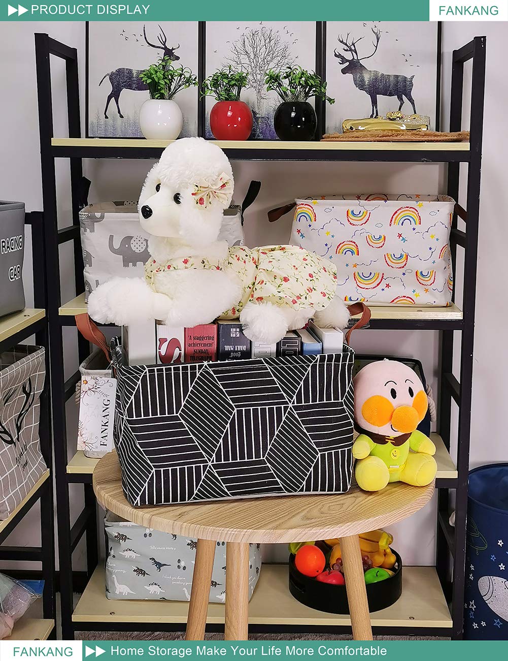 FANKANG storage basket with waterproof coating protects contents from spills