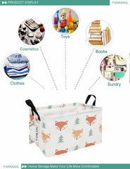 FANKANG Storage Bin collapsible design keeps spaces neat when not in use.