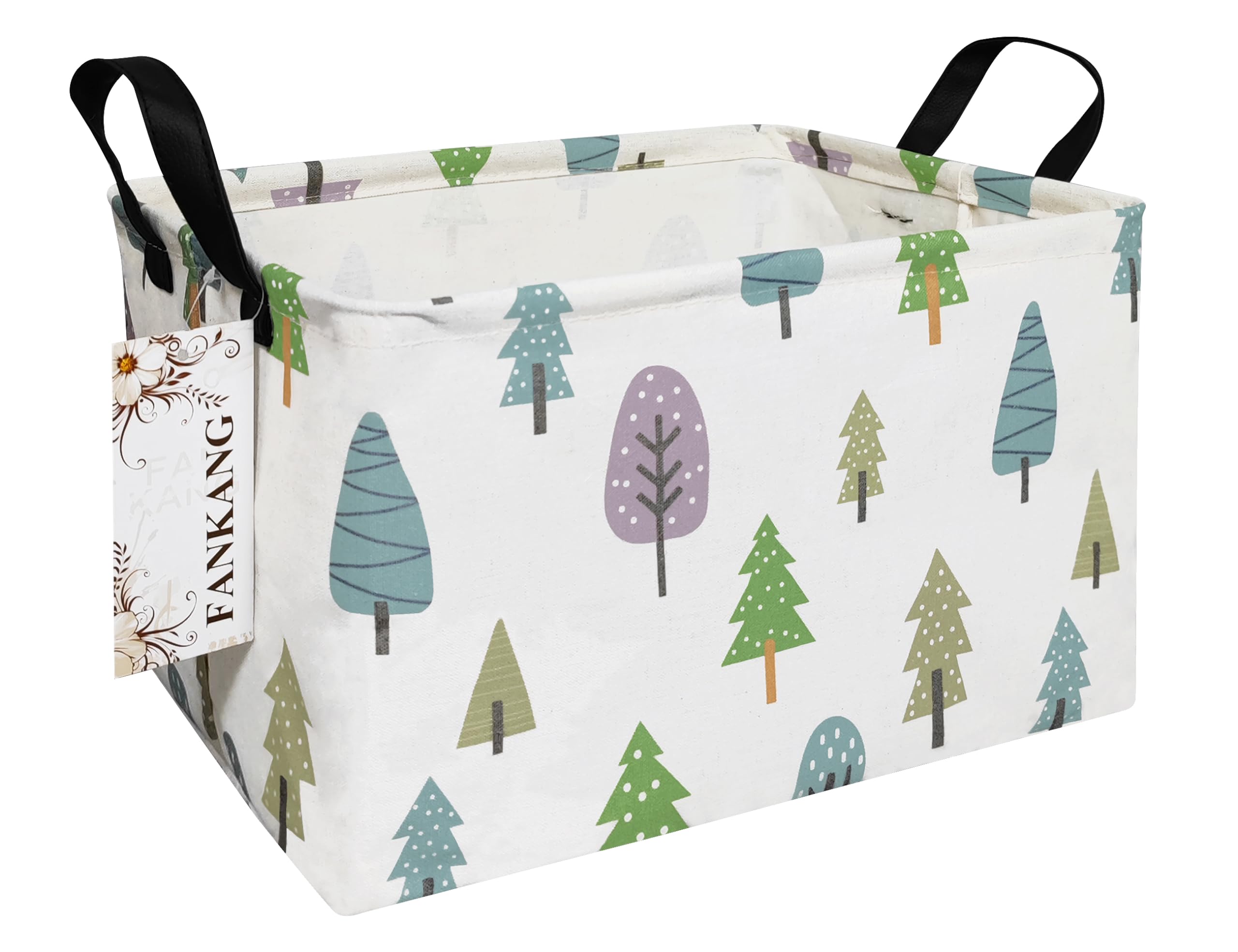 FANKANG storage bin foldable laundry hamper demonstrates large capacity for toys and clothes.