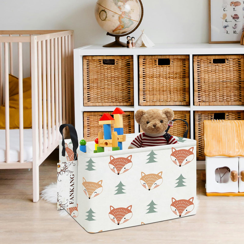 FANKANG Storage Bin arranged in living room shows organized play area.